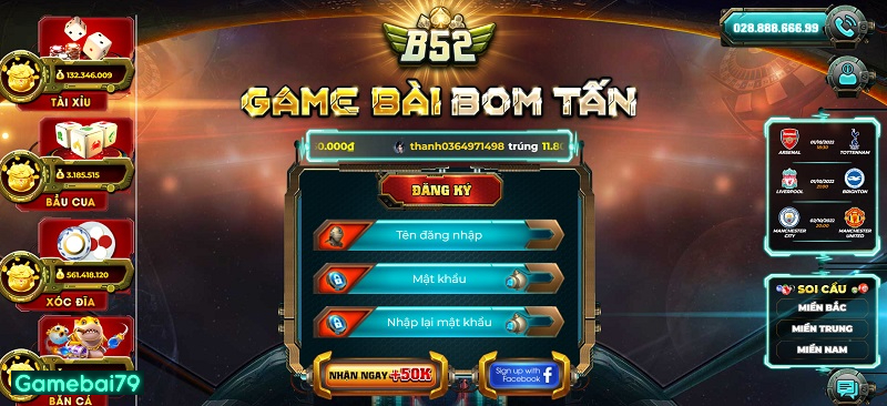 B52 Club - Cổng game đánh bài đình đám nhất thị trường giải trí Việt Nam